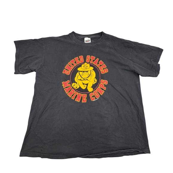 Tultex Other - Tultex 1992 United States Marine Coros Running Bulldog Graphic 2XL Talking Tops